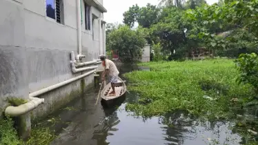 টানা বর্ষণে কেরানীগঞ্জে অর্ধ শতাধিক পরিবার পানিবন্দী