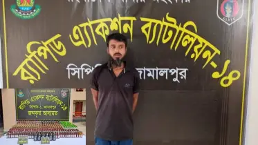 নালিতাবাড়ীতে ২৩ লাখ টাকার ভারতীয় মদ জব্দ, গ্রেপ্তার ১