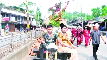 খাগড়াছড়িতে বৈসাবি উপলক্ষে র‌্যালি