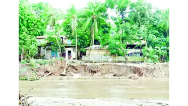 রাক্ষুসি নদী গিলে খাচ্ছে শত শত বসত-বাড়ি