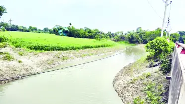 সুফল মিলছে কৃষিকাজে ॥ শরীয়তপুরে এলজিইডি’র খাল খনন