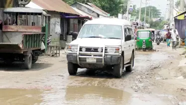 শেরপুর-গাজীরখামার-নালিতাবাড়ী সড়কের বেহাল দশা