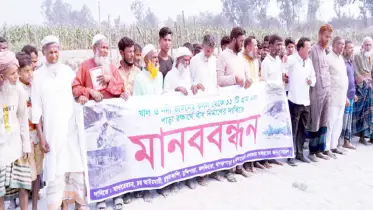 বকশীগঞ্জে নদী ভাঙন এলাকায় বাঁধ নির্মাণের দাবি