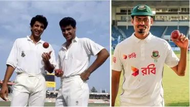 ওয়াসিমকে ছাড়িয়ে রেকর্ডে ওয়াকারের সঙ্গী তাইজুল