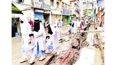 জলজটে ভোগান্তি ডেমরাবাসীর