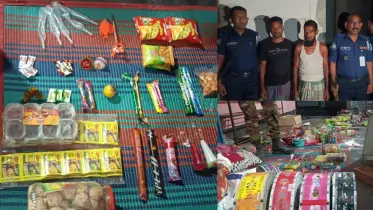 ভেজাল শিশু খাদ্য উৎপাদনের অভিযোগে বোয়ালমারীতে কারখানায় অভিযান