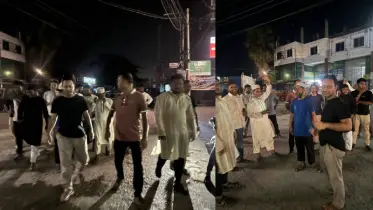 আওয়ামী লীগের কার্যক্রম নিষিদ্ধে দাউদকান্দিতে সর্বদলীয় ছাত্র-জনতার উদ্যোগে আনন্দ মিছিল