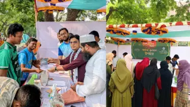 জাবি শিক্ষার্থীদের মাঝে ছাত্রশিবিরের কুরআন বিতরণ