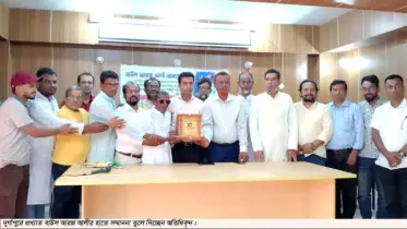 দুর্গাপুরের প্রখ্যাত বাউল আরজ আলী কে সংবর্ধনা