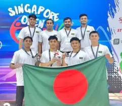 সিঙ্গাপুরে ঝলক বাংলাদেশের জিমন্যাস্টদের, স্বর্ণসহ তিন পদক জয়