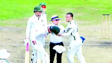 বাগবিতণ্ডা-হাতাহাতির দিনে বাংলাদেশের দাপট