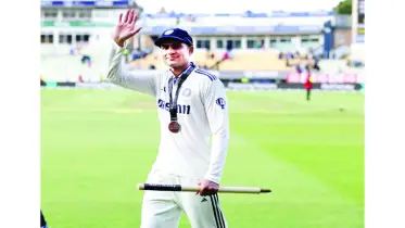 এজবাস্টনে গিলের অনন্য কীর্তি