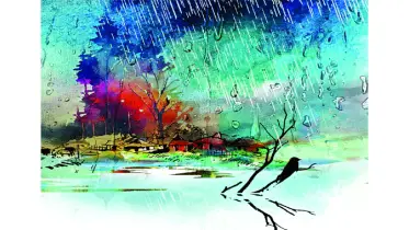 ধূসর শ্রাবণ মেঘে জ্বলেছিল তারা