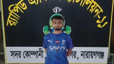 নারায়ণগঞ্জে  হত্যা মামলার প্রধান আসামি বরিশাল থেকে গ্রেপ্তার