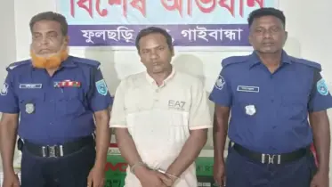 গাইবান্ধায় ওয়ার্ড আওয়ামী লীগের সাধারণ সম্পাদক গ্রেফতার
