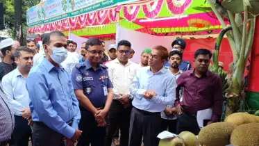 ‘দেশি ফল বেশি খাই, আসুন ফলের গাছ লাগাই’ ঝিনাইদহে ৩ দিনব্যাপী জাতীয় ফল মেলা শুরু