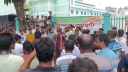 হিমাগারের ভাড়া বৃদ্ধির প্রতিবাদে রাজশাহীতে আলুচাষি ও ব্যবসায়ীদের বিক্ষোভ