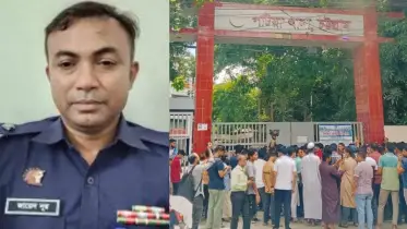 নেতাকর্মীদের পিটিয়ে রক্তাক্ত করায় ওসি জায়েদ নূরের অপসারণের দাবিতে থানা ঘেরাও