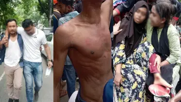 পুলিশি বাধায় থমকে ‘মার্চ টু যমুনা’, আহত বহু শিক্ষার্থী