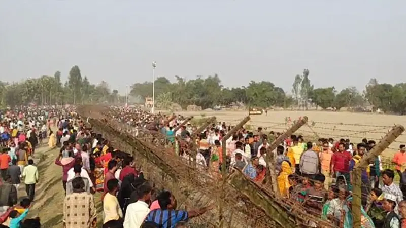 ঠাকুরগাঁওয়ে সীমান্তে এই বছর মিলনমেলা বাতিল ঠাকুরগাঁওয়ে সীমান্তে এই বছর মিলনমেলা বাতিল