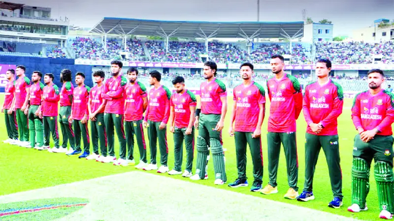 বাংলাদেশ-পাকিস্তান ম্যাচে শ্রদ্ধা নিবেদন বাংলাদেশ-পাকিস্তান ম্যাচে শ্রদ্ধা নিবেদন