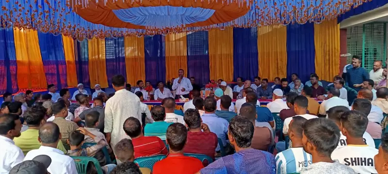 নেকমরদ ওরশ মেলা উপলক্ষে প্রস্তুতি সভা 