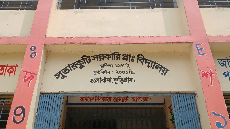 কুড়িগ্রামে ঝুঁকিপূর্ণ ভবনে চলছে পাঠদান, আতঙ্কে শিক্ষক-শিক্ষার্থী ও অভিভাবকরা কুড়িগ্রামে ঝুঁকিপূর্ণ ভবনে চলছে পাঠদান, আতঙ্কে শিক্ষক-শিক্ষার্থী ও অভিভাবকরা