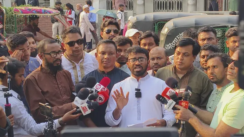 ৪৮ ঘন্টার মধ্যে স্বরাষ্ট্র উপদেষ্টা পদত্যাগ না করলে সারাদেশে আন্দোলন : রাশেদ খাঁন ৪৮ ঘন্টার মধ্যে স্বরাষ্ট্র উপদেষ্টা পদত্যাগ না করলে সারাদেশে আন্দোলন : রাশেদ খাঁন