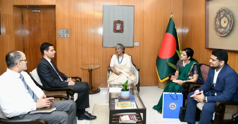 মহিলা ও শিশু বিষয়ক উপদেষ্টার সঙ্গে নেপাল অ্যাম্বাসেডরের সাক্ষাৎ মহিলা ও শিশু বিষয়ক উপদেষ্টার সঙ্গে নেপাল অ্যাম্বাসেডরের সাক্ষাৎ