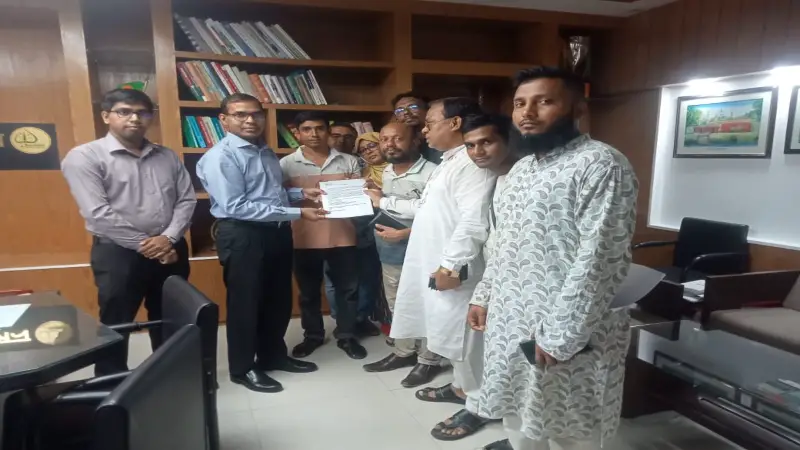 ঝিনাইদহে রেলপথ চাই বাস্তবায়ন পরিষদের জেলা প্রশাসকের কাছে স্মারকলিপি প্রদান ঝিনাইদহে রেলপথ চাই বাস্তবায়ন পরিষদের জেলা প্রশাসকের কাছে স্মারকলিপি প্রদান