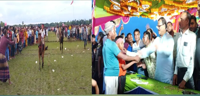 সাতক্ষীরা তালায় ঐতিহ্যবাহী ঘোড়দৌড় প্রতিযোগিতা সাতক্ষীরা তালায় ঐতিহ্যবাহী ঘোড়দৌড় প্রতিযোগিতা