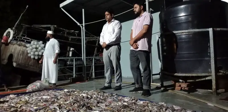 নিষেধাজ্ঞা উপেক্ষা করে বঙ্গোপসাগরে মাছ শিকার, পাঁচটি ট্রলারসহ ২৭ জেলে আটক নিষেধাজ্ঞা উপেক্ষা করে বঙ্গোপসাগরে মাছ শিকার, পাঁচটি ট্রলারসহ ২৭ জেলে আটক
