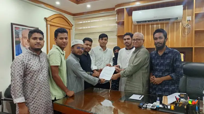 ডিআইইউ শিক্ষার্থীর মৃত্যু: নিরাপত্তা ও প্রতিনিধিত্ব নিশ্চিতের দাবিতে ছাত্র সংগঠনগুলোর স্মারকলিপি ডিআইইউ শিক্ষার্থীর মৃত্যু: নিরাপত্তা ও প্রতিনিধিত্ব নিশ্চিতের দাবিতে ছাত্র সংগঠনগুলোর স্মারকলিপি