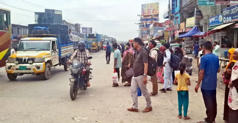 ঢাকা-টাঙ্গাইল মহাসড়কে পরিবহন সংকট! আদায় করা হচ্ছে দুই থেকে তিনগুন ভাড়া ঢাকা-টাঙ্গাইল মহাসড়কে পরিবহন সংকট! আদায় করা হচ্ছে দুই থেকে তিনগুন ভাড়া