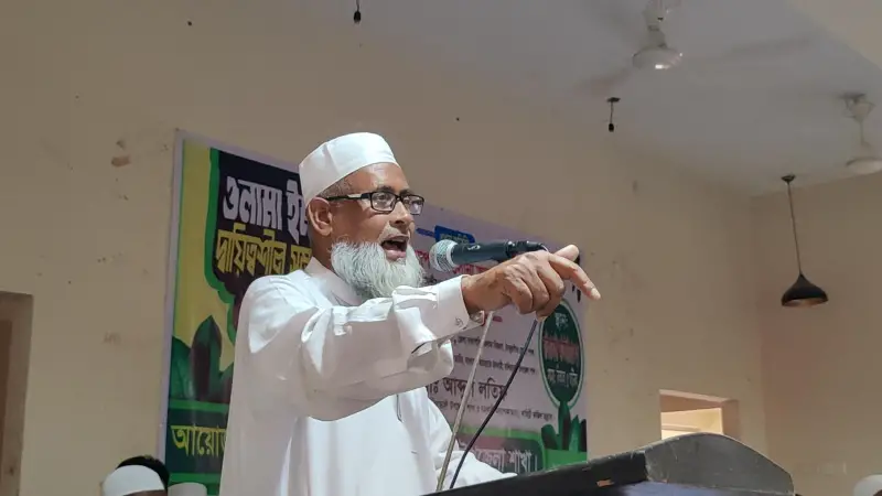আওয়ামী লীগের পতন না হলে হজ্ব করতে পারতাম না: মাওলানা আব্দুল হাকিম আওয়ামী লীগের পতন না হলে হজ্ব করতে পারতাম না: মাওলানা আব্দুল হাকিম