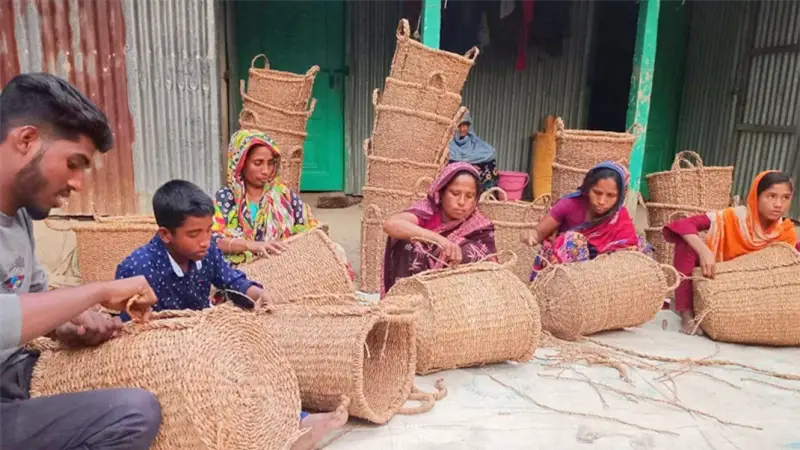 হোগলাপাতার পণ্য যাচ্ছে ২৮ দেশে, স্বাবলম্বী হচ্ছে নীলফামারীর নারীরা হোগলাপাতার পণ্য যাচ্ছে ২৮ দেশে, স্বাবলম্বী হচ্ছে নীলফামারীর নারীরা