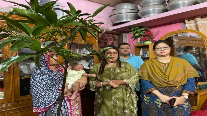 সবুজ ভবিষ্যতের জন্য নবজাতকের উপহার গাছ, বড় হয়ে তারই সম্পদ হবে সবুজ ভবিষ্যতের জন্য নবজাতকের উপহার গাছ, বড় হয়ে তারই সম্পদ হবে