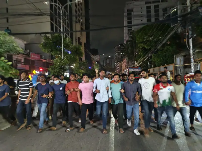 যারা রাজাকার রাজাকার স্লোগান দিয়েছে তাদের অনেকে ছাত্রলীগ করে: ছাত্রদল নেতা যারা রাজাকার রাজাকার স্লোগান দিয়েছে তাদের অনেকে ছাত্রলীগ করে: ছাত্রদল নেতা