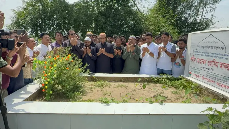 রাজনৈতিক পরিচয়ের কারণে পাঠ্যবইয়ে জায়গা হয়নি শহীদ ওয়াসিমের নাম, অভিযোগ ছাত্রদলের রাজনৈতিক পরিচয়ের কারণে পাঠ্যবইয়ে জায়গা হয়নি শহীদ ওয়াসিমের নাম, অভিযোগ ছাত্রদলের
