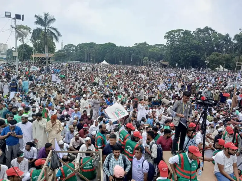দৈনিক বাংলা-কারওয়ান বাজার-কাটাবন পর্যন্ত ছড়িয়েছে জামায়াতের জাতীয় সমাবেশ দৈনিক বাংলা-কারওয়ান বাজার-কাটাবন পর্যন্ত ছড়িয়েছে জামায়াতের জাতীয় সমাবেশ