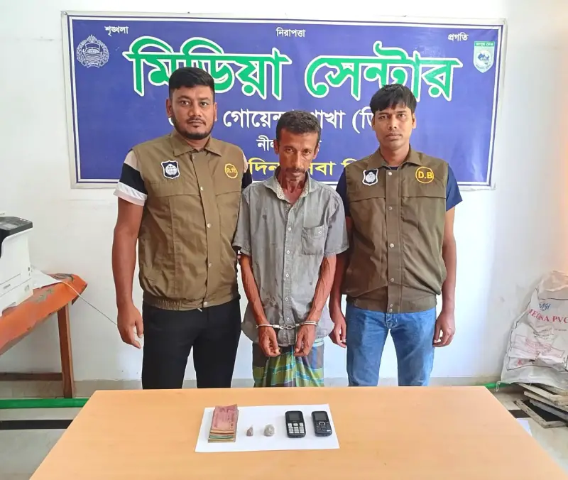 নীলফামারীতে গোয়েন্দা পুলিশের অভিযানে হেরোইনসহ কুখ্যাত মাদক কারবারি গ্রেফতার নীলফামারীতে গোয়েন্দা পুলিশের অভিযানে হেরোইনসহ কুখ্যাত মাদক কারবারি গ্রেফতার
