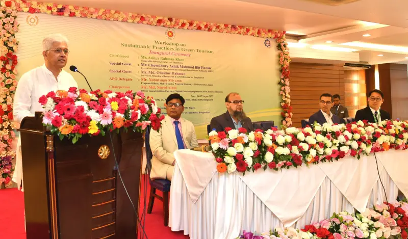 ‘সরকার টেকসই ও সবুজ পর্যটনকে অগ্রাধিকার দিচ্ছে’ :শিল্প উপদেষ্টা 