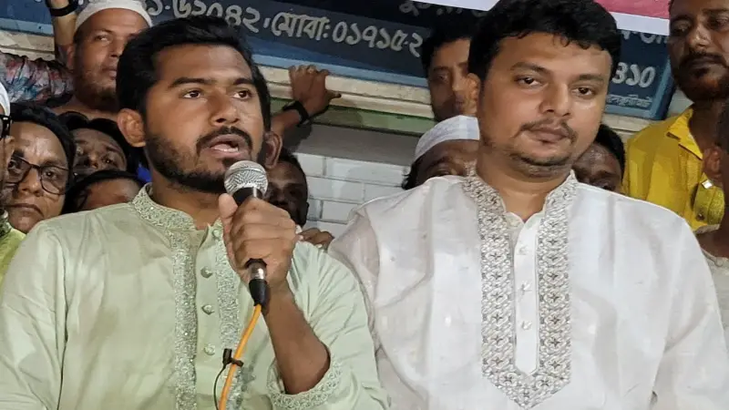 গণঅধিকার পরিষদের প্রার্থী শহীদুল ইসলাম ফাহিম, ঘোষণা দিলেন নূর
