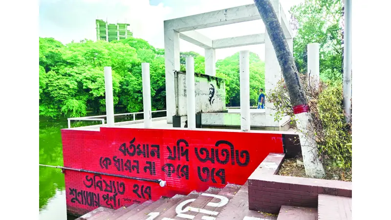 বর্তমান যদি অতীতকে ধারণ না করে ভবিষ্যৎ হবে শূন্যতায় পূর্ণ বর্তমান যদি অতীতকে ধারণ না করে ভবিষ্যৎ হবে শূন্যতায় পূর্ণ