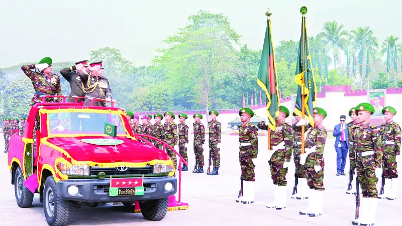 ইনফ্যান্ট্রি রেজিমেন্টের ‘কর্নেল অব দ্য রেজিমেন্ট’ হলেন সেনাপ্রধান ইনফ্যান্ট্রি রেজিমেন্টের ‘কর্নেল অব দ্য রেজিমেন্ট’ হলেন সেনাপ্রধান
