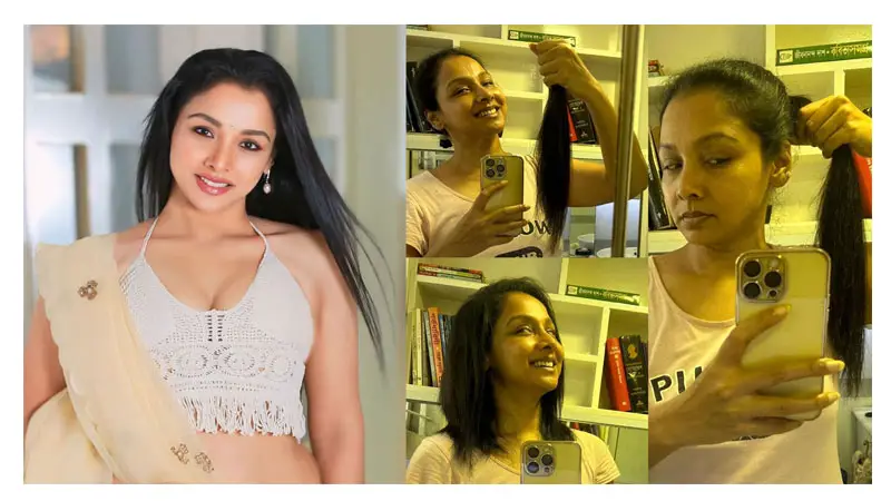 যে অদ্ভুত কারণে বটি দিয়ে চুল কাটেন রুনা খান যে অদ্ভুত কারণে বটি দিয়ে চুল কাটেন রুনা খান