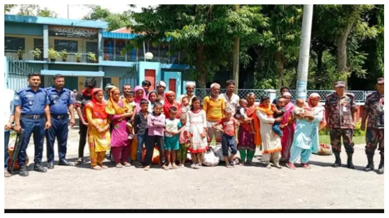 ২ দিনের ব্যবধানে আবারো নারী-শিশুসহ ৩০ জনকে ঠেলে দিল বিএসএফ
