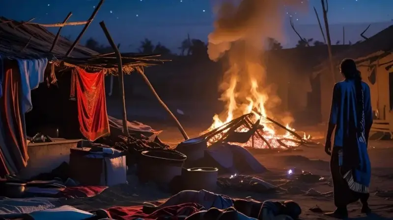 কালো জাদুর অভিযোগে একই পরিবারের পাঁচজনকে জীবন্ত পুড়িয়ে হত্যা কালো জাদুর অভিযোগে একই পরিবারের পাঁচজনকে জীবন্ত পুড়িয়ে হত্যা