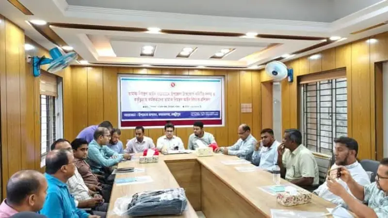 কমলনগরে তামাক নিয়ন্ত্রণ আইন বাস্তবায়নে প্রশিক্ষণ অনুষ্ঠিত কমলনগরে তামাক নিয়ন্ত্রণ আইন বাস্তবায়নে প্রশিক্ষণ অনুষ্ঠিত