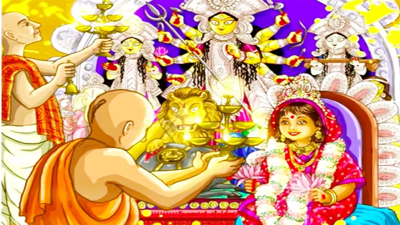 কুমারী পূজা কুমারী পূজা